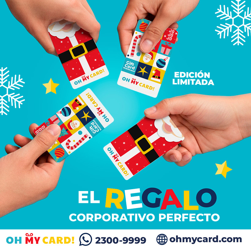 Oh My Card: Edición limitada de Gift Cards navideñas. Resérvalas hoy